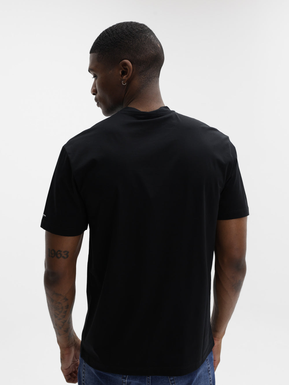 Costume National T-Shirt Regular Mercerizzata Nero