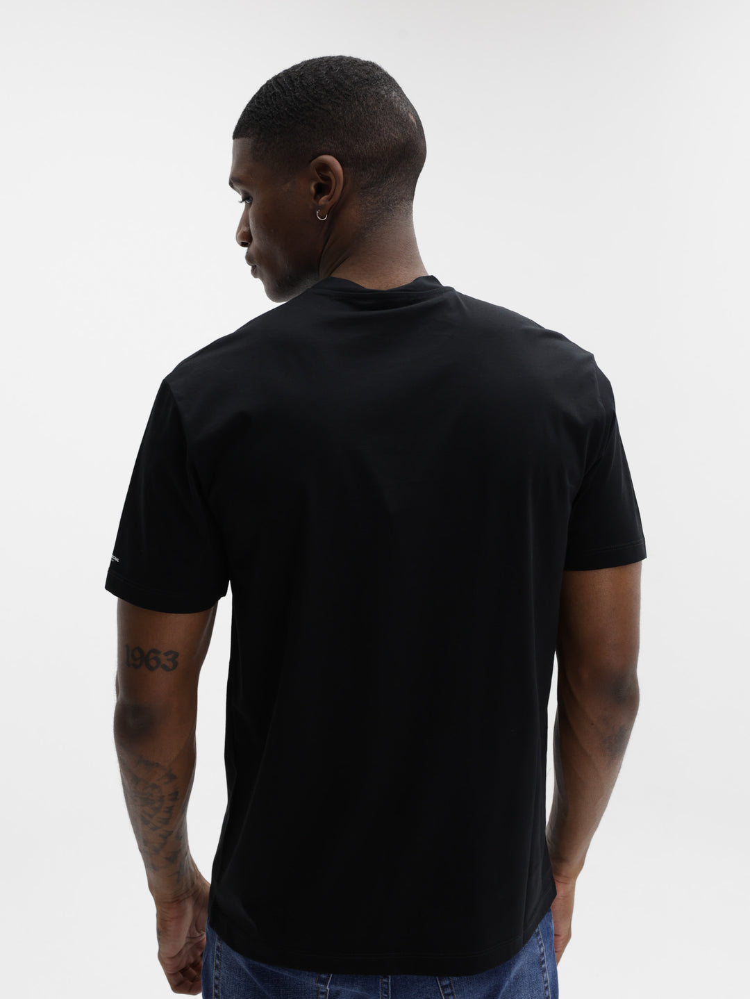 Costume National T-Shirt Regular Mercerizzata Nero