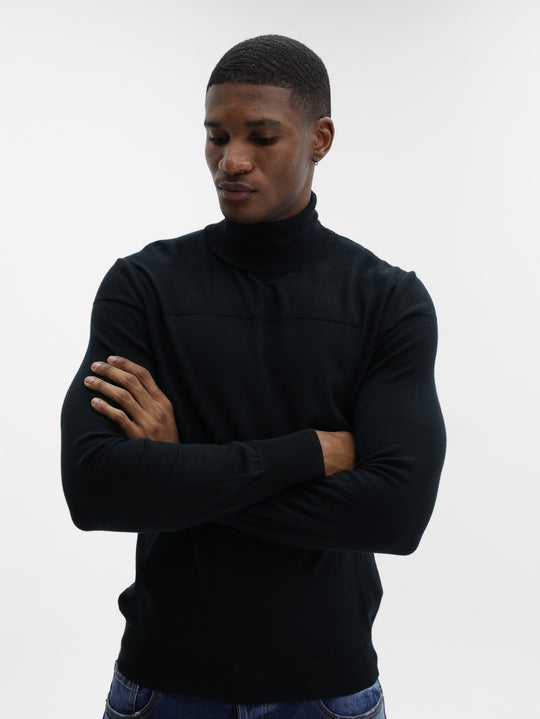 Costume National Sweater Turtle Neck Nero