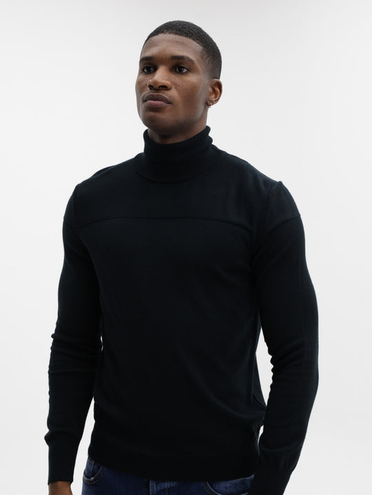 Costume National Sweater Turtle Neck Nero