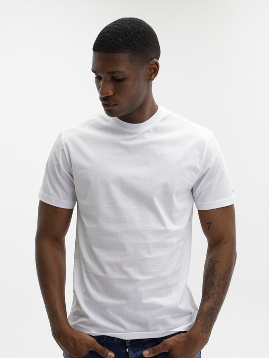 Costume National T-Shirt Regular Mercerizzata Bianco