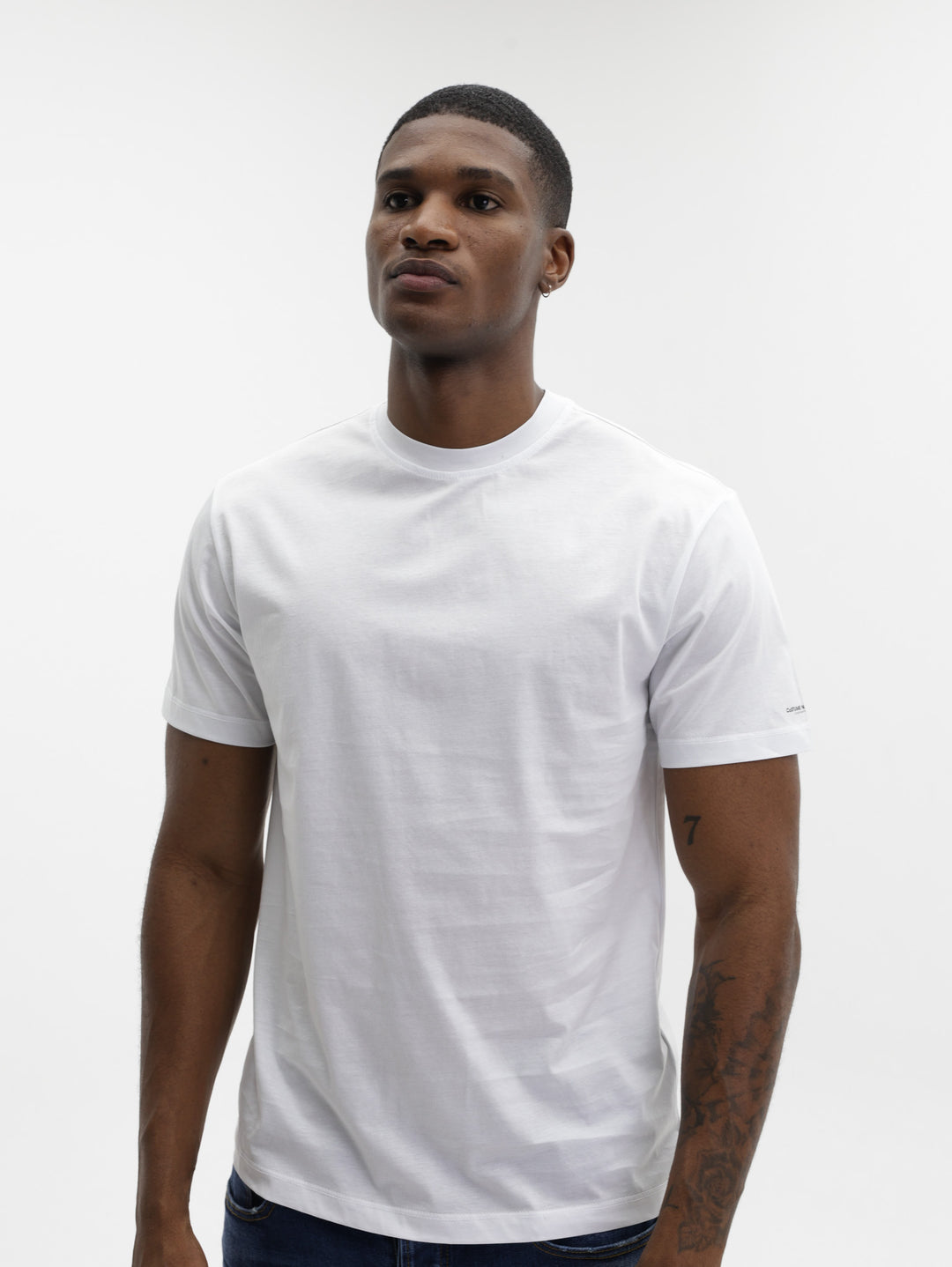 Costume National T-Shirt Regular Mercerizzata Bianco