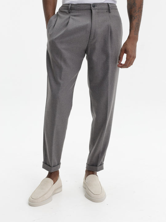 Costume National Pants Grigio Melange