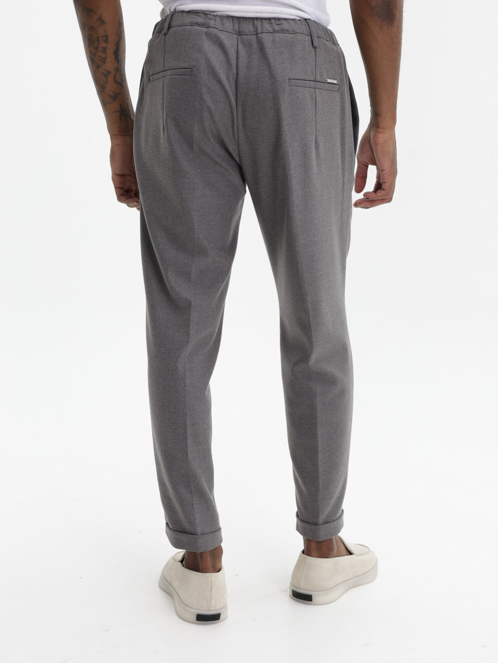 Costume National Pants Grigio Melange