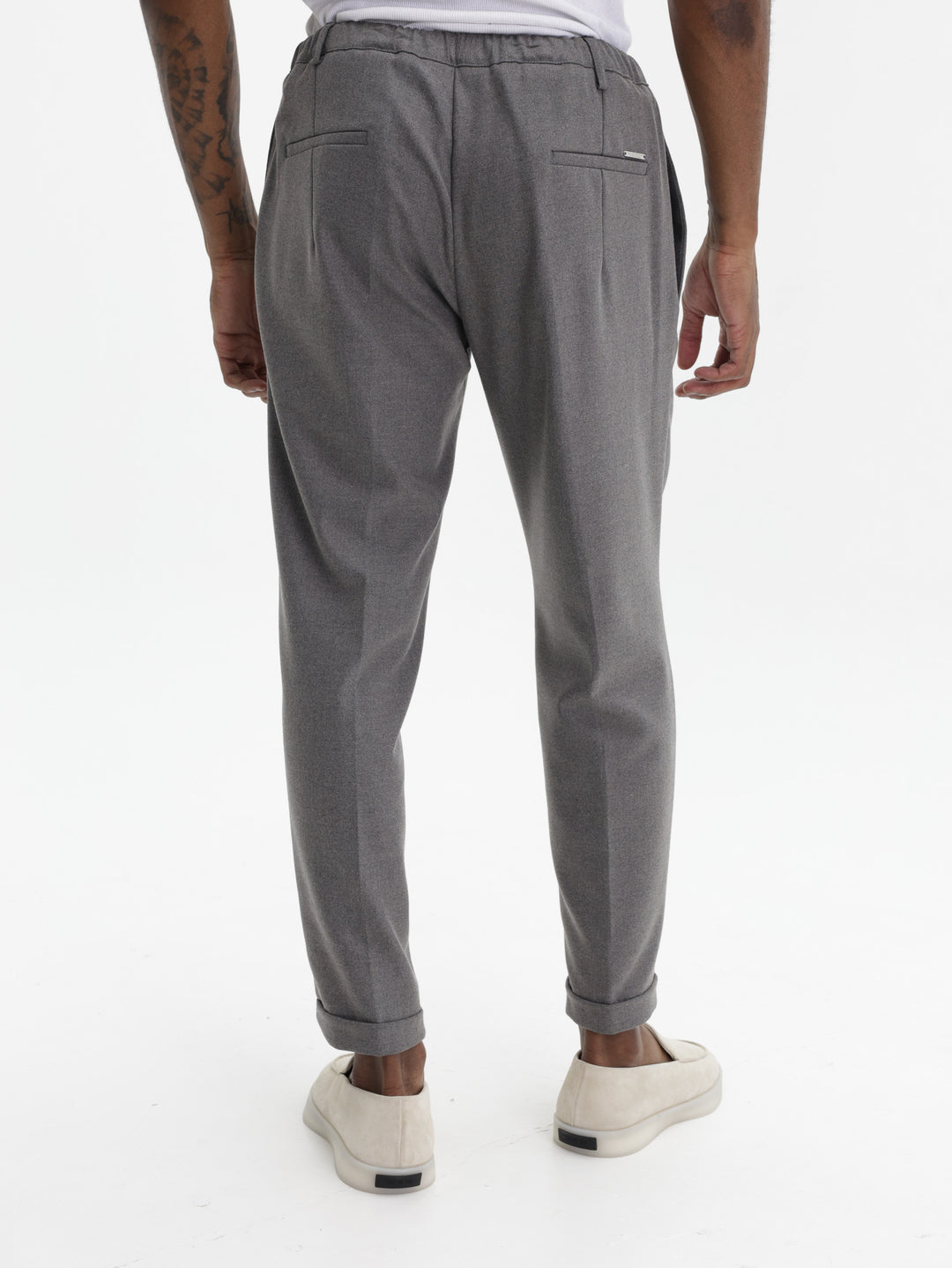 Costume National Pants Grigio Melange