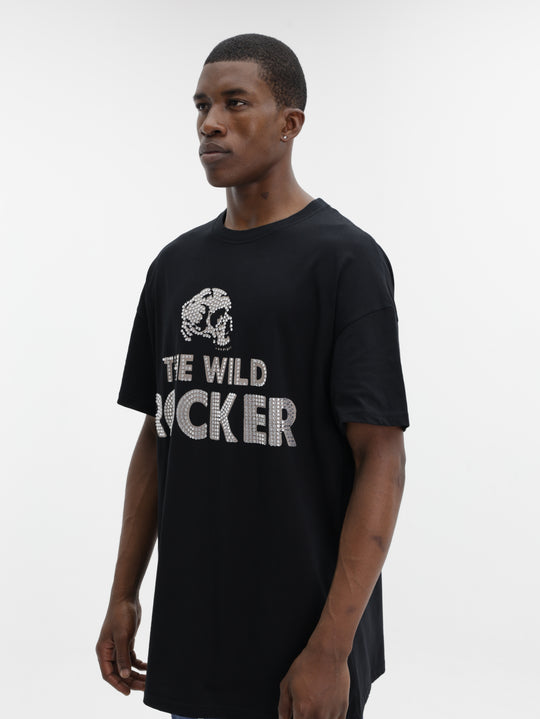 Massimo M111 T-Shirt The Wild Rocker Oversized Black