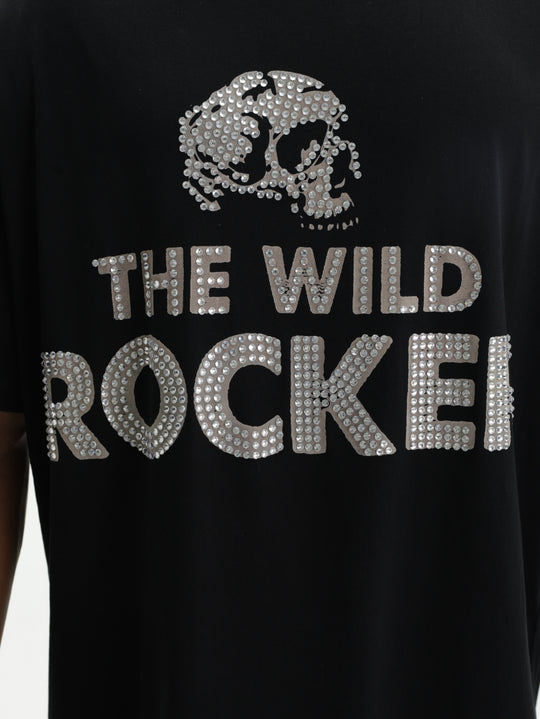 Massimo M111 T-Shirt The Wild Rocker Oversized Black