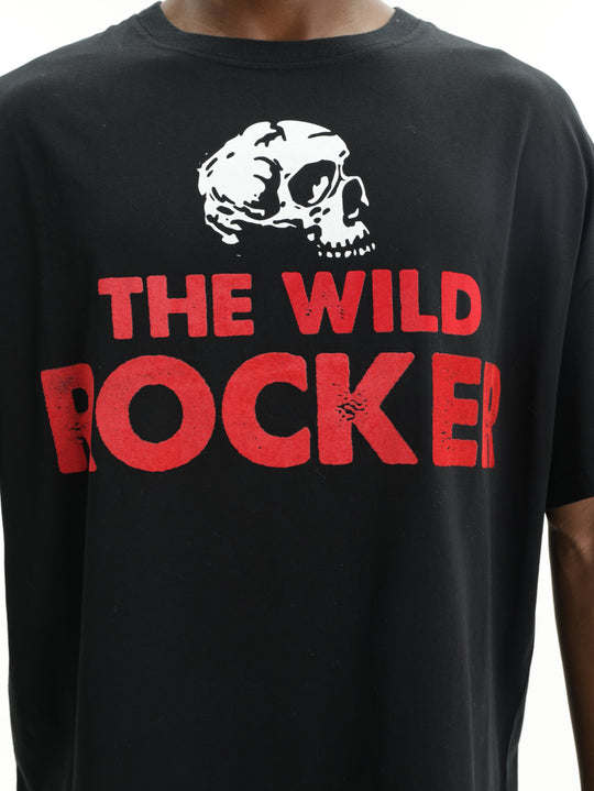 Massimo M111 T-Shirt The Wild Rocker Oversized Black-Red