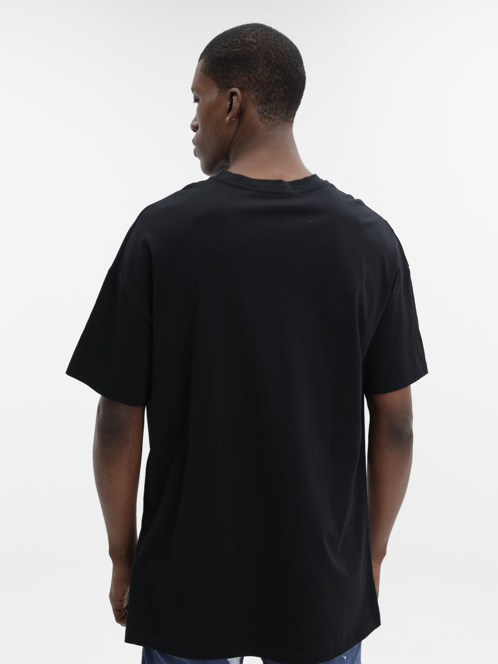 Massimo M111 T-Shirt Graphic Print Noise Oversized Black