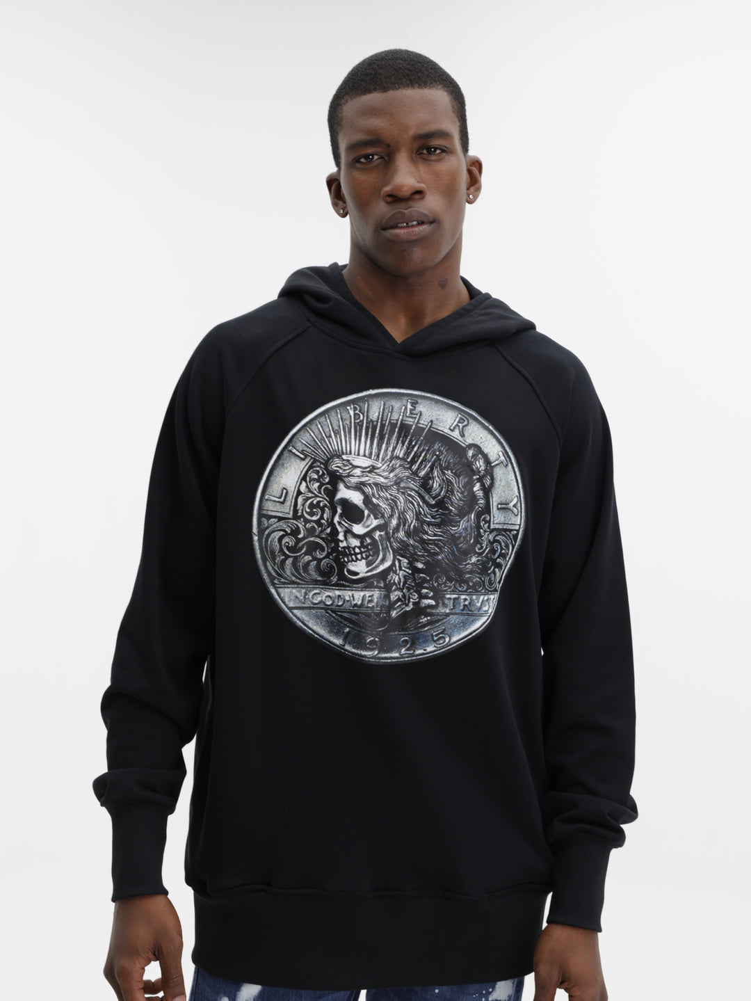 Massimo Hoodie Graphic Print Black