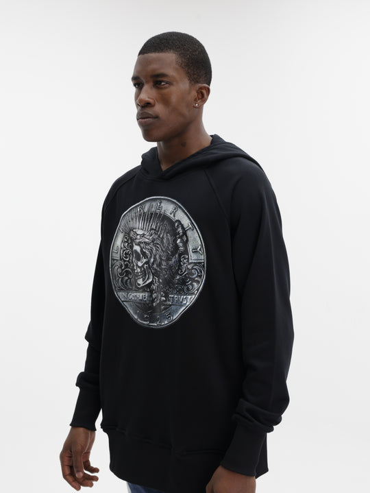 Massimo Hoodie Graphic Print Black