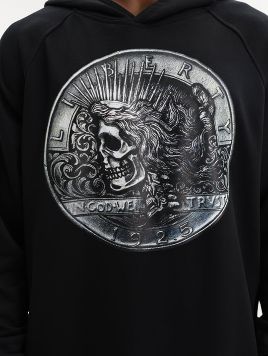Massimo Hoodie Graphic Print Black