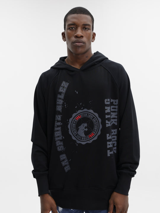 Massimo Hoodie The King Black
