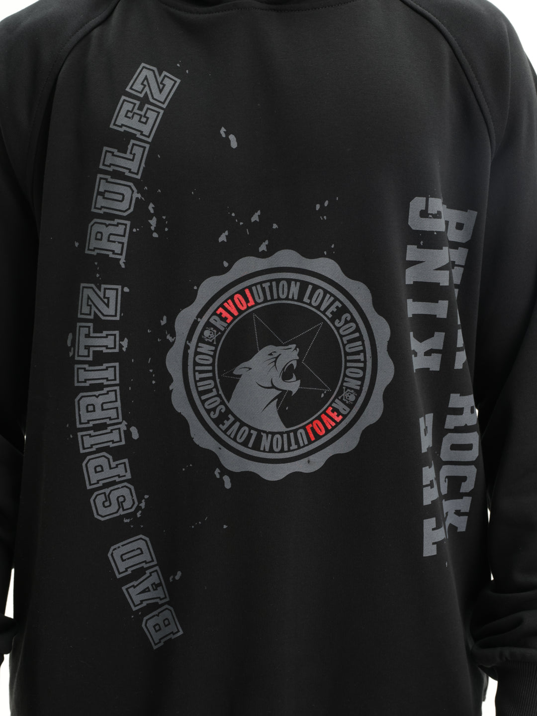 Massimo Hoodie The King Black
