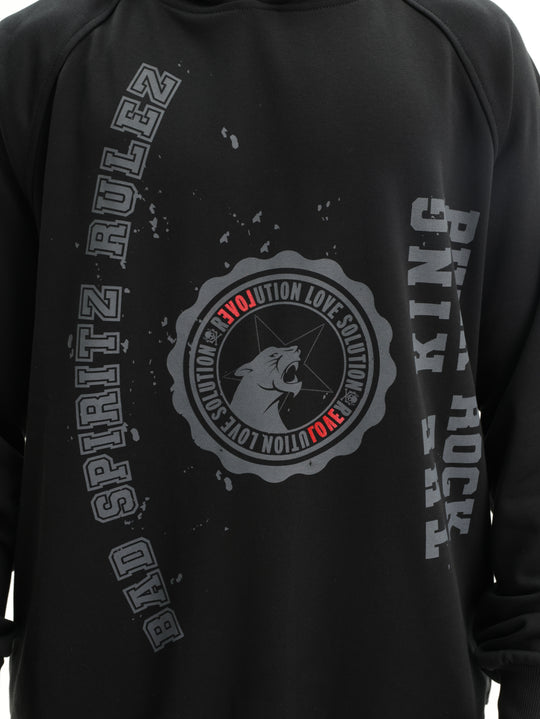 Massimo Hoodie The King Black