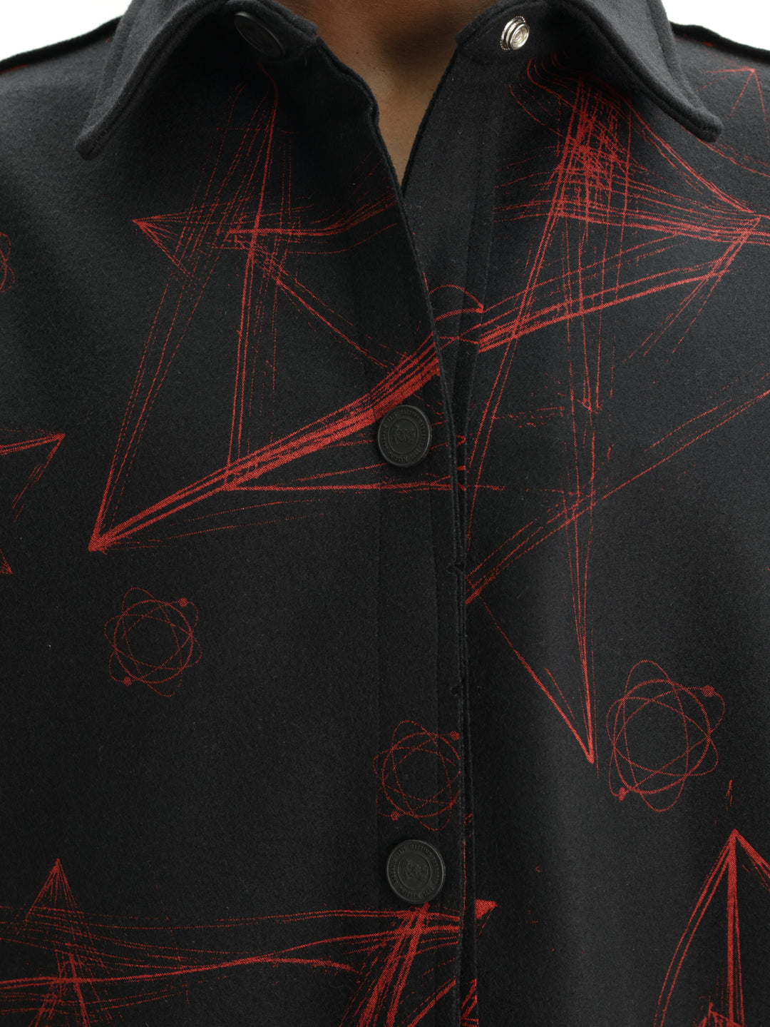 Massimo Shirt Galaxy Black-Red