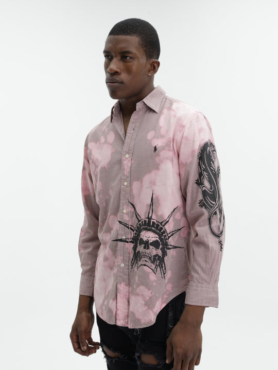 Massimo Shirt Checkered Red