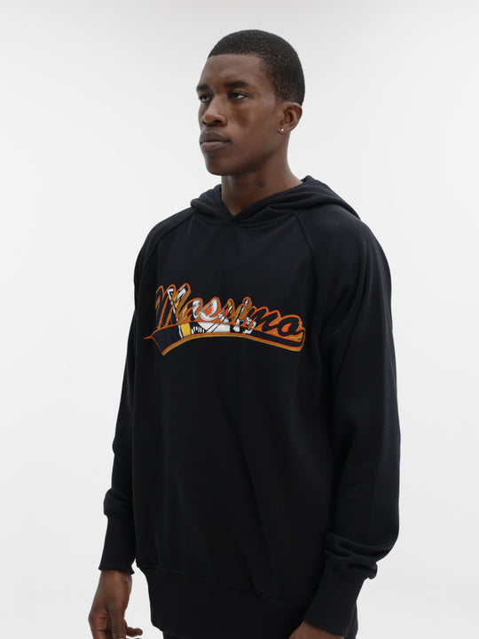 Massimo Hoodie Logo Black-Multi
