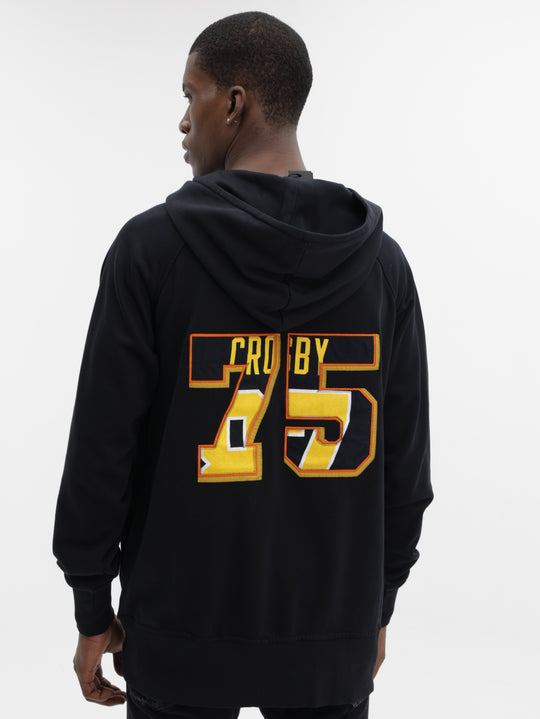Massimo Hoodie Logo Black-Multi