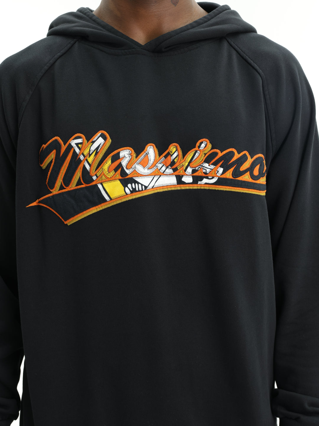 Massimo Hoodie Logo Black-Multi