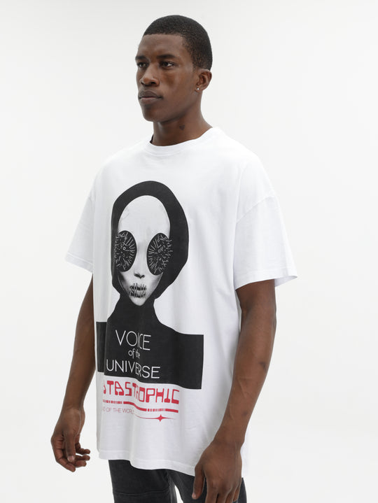 Massimo M111 T-Shirt Catastrophic Oversized White