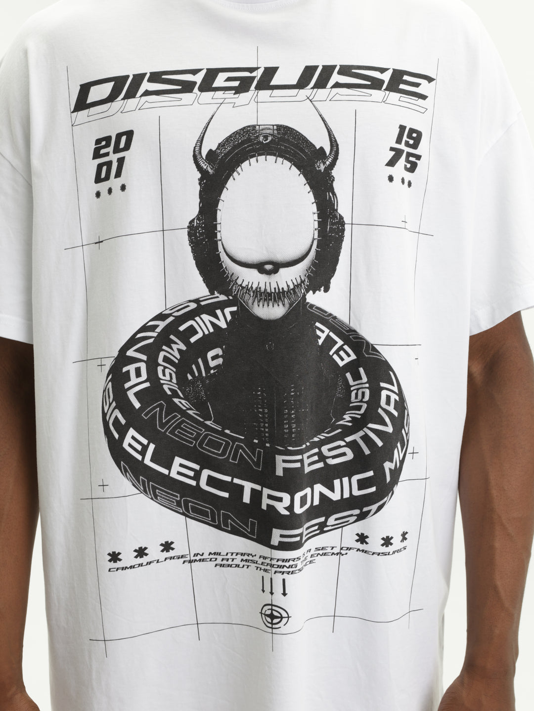 Massimo M111 T-Shirt Disguise Oversized White