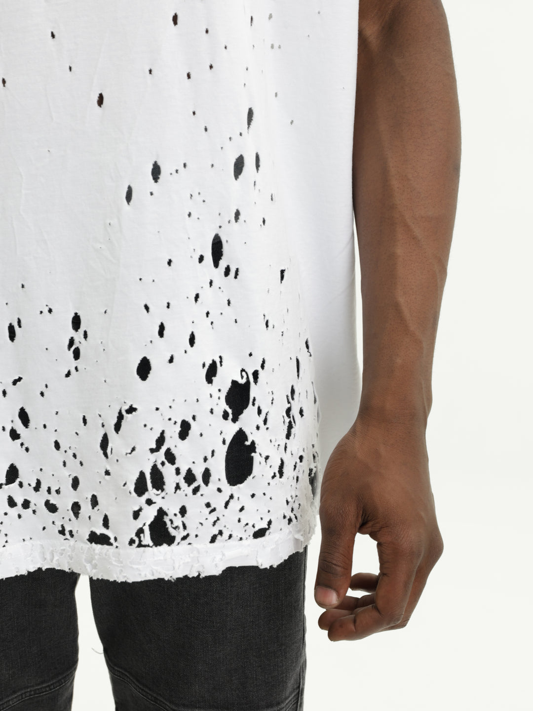 Massimo M111 T-Shirt Punker Oversized White