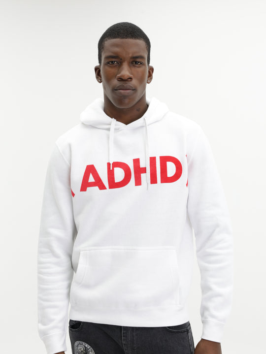 Massimo Hoodie Adhd White
