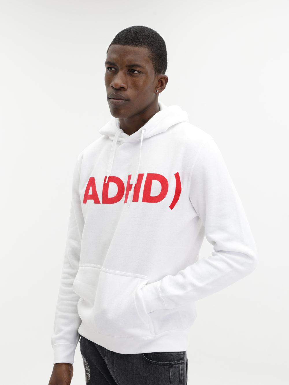 Massimo Hoodie Adhd White
