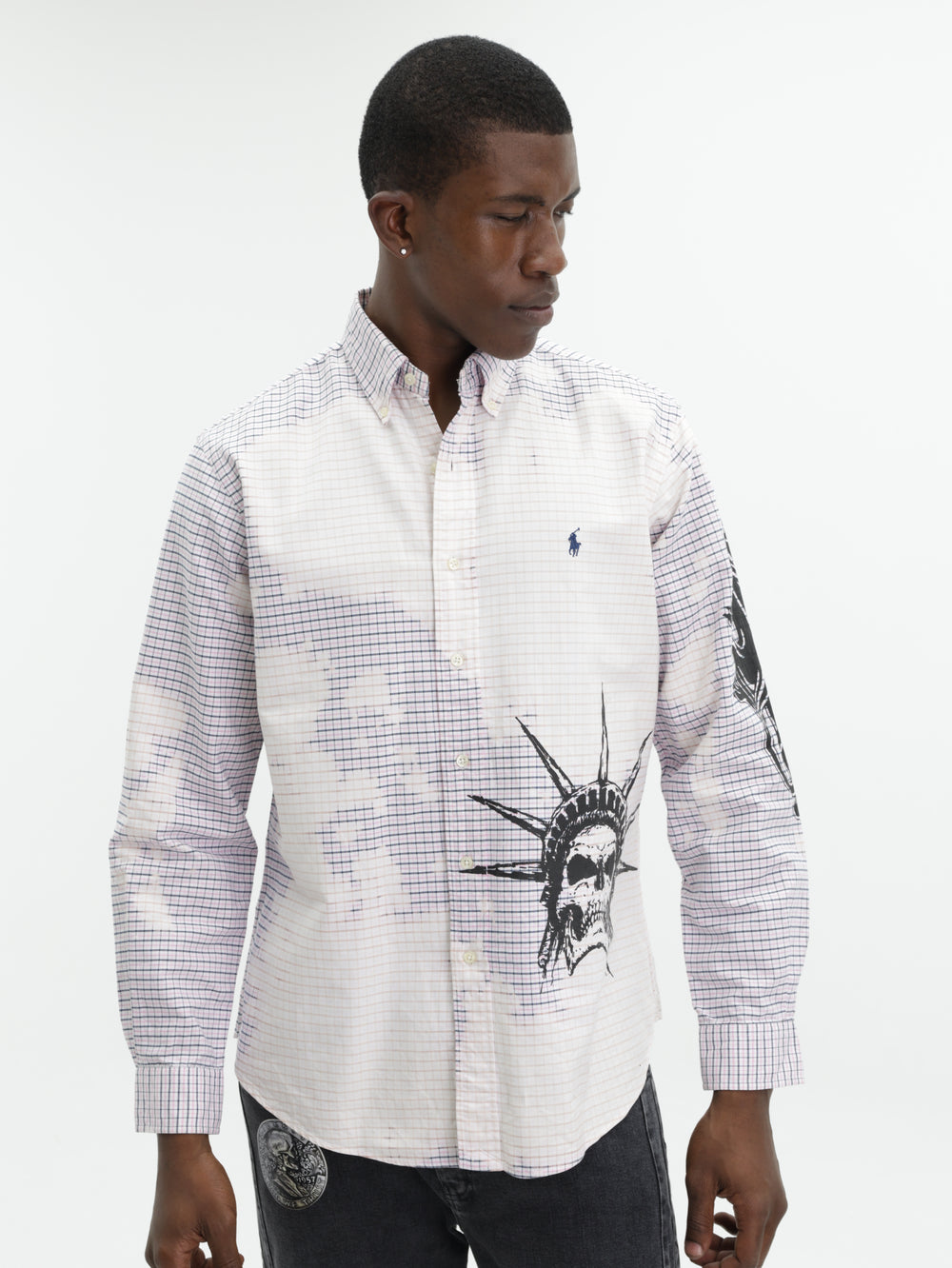 Massimo Shirt Checkered White