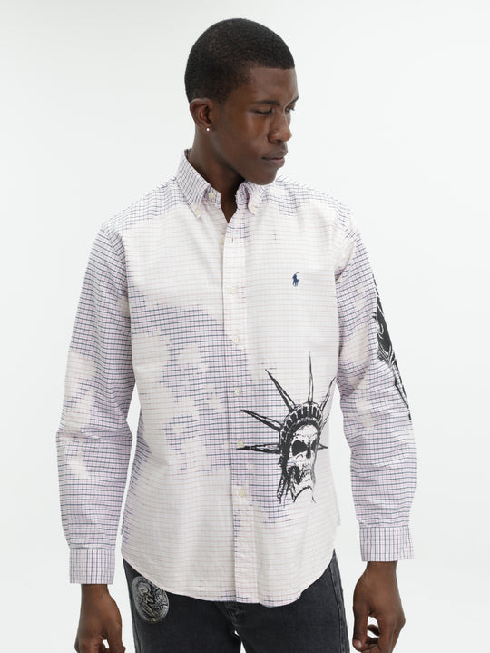 Massimo Shirt Checkered White