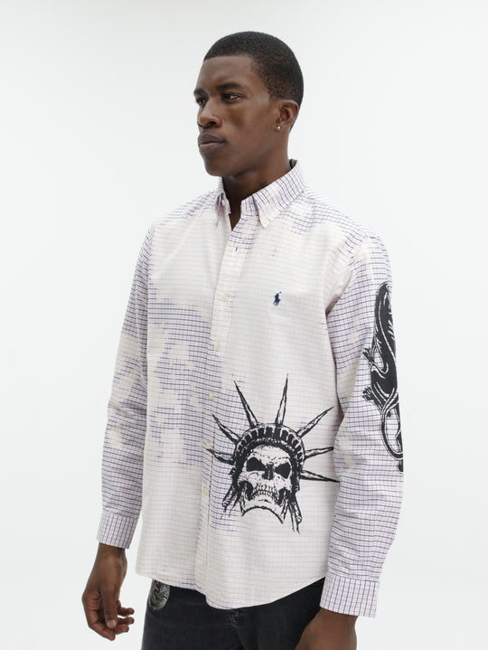 Massimo Shirt Checkered White