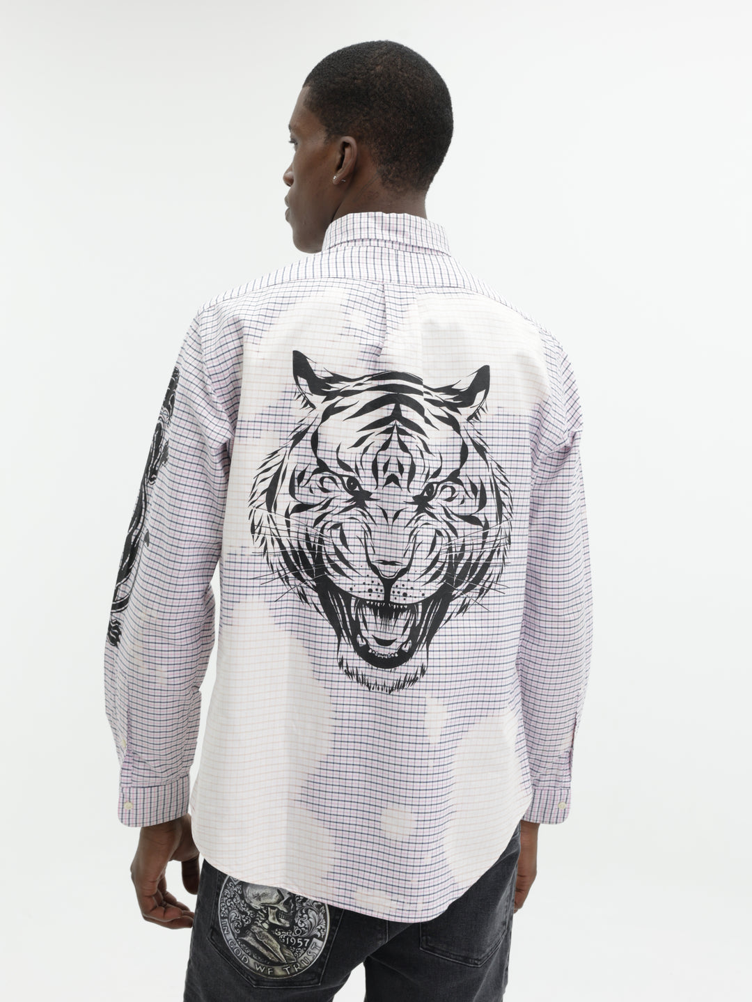 Massimo Shirt Checkered White