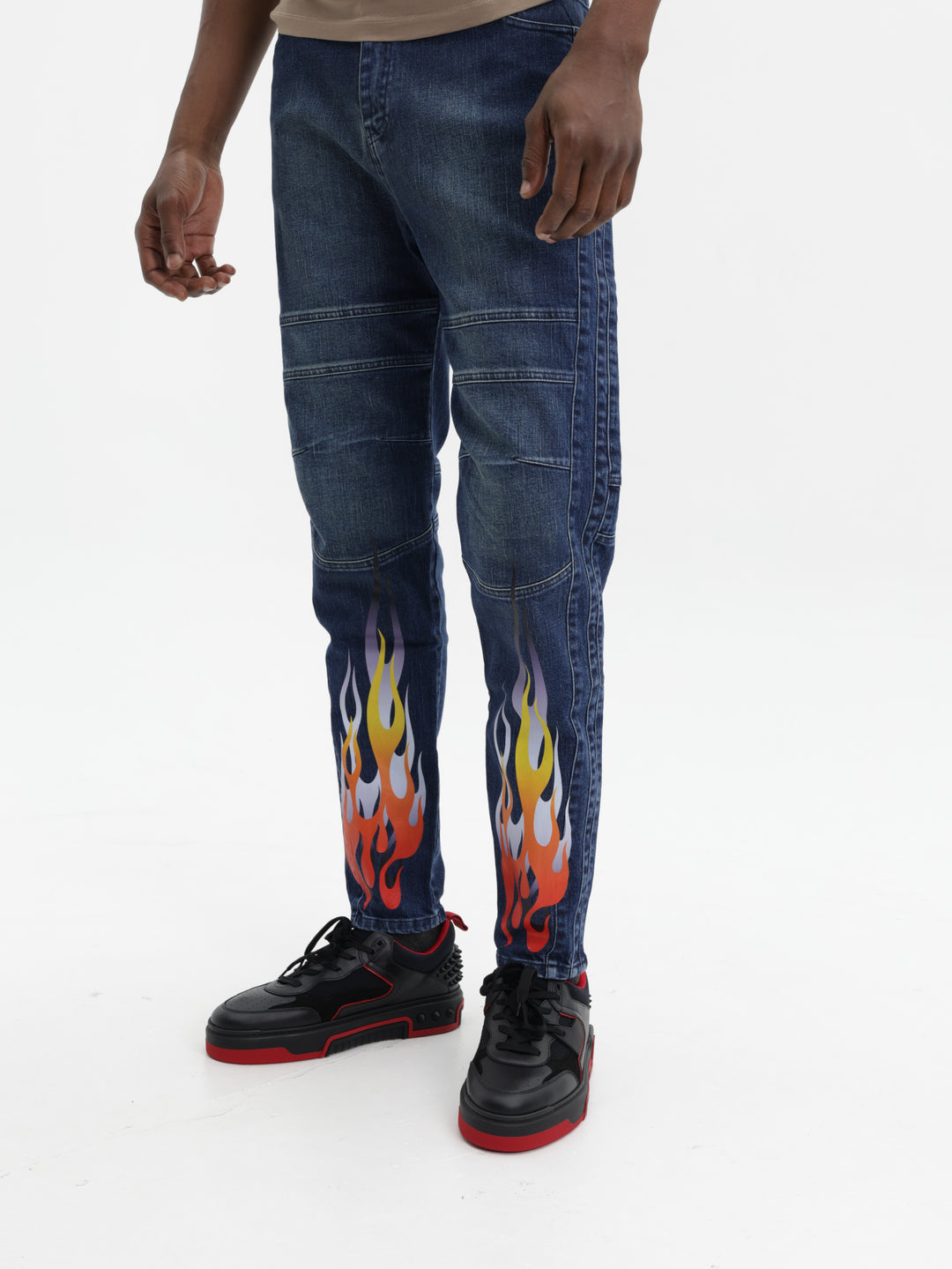 Massimo Jeans Flames Blue