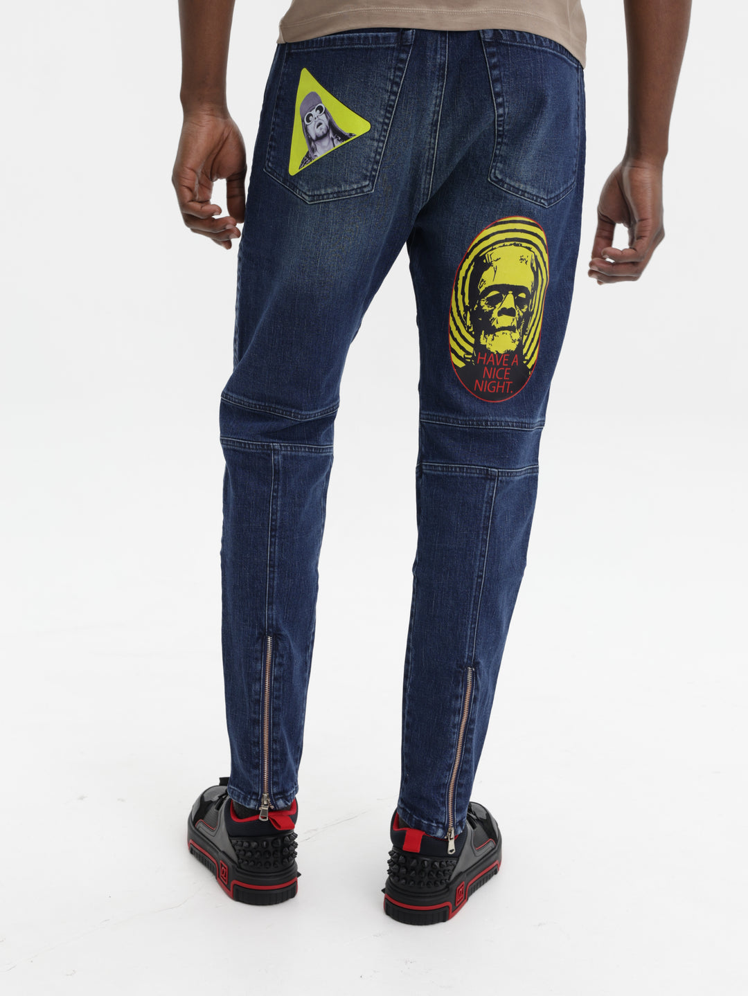 Massimo Jeans Flames Blue