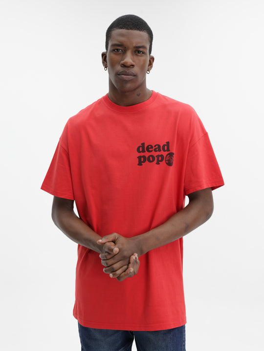 Massimo M111 T-Shirt Slogan Redez Red (Oversize Fit)