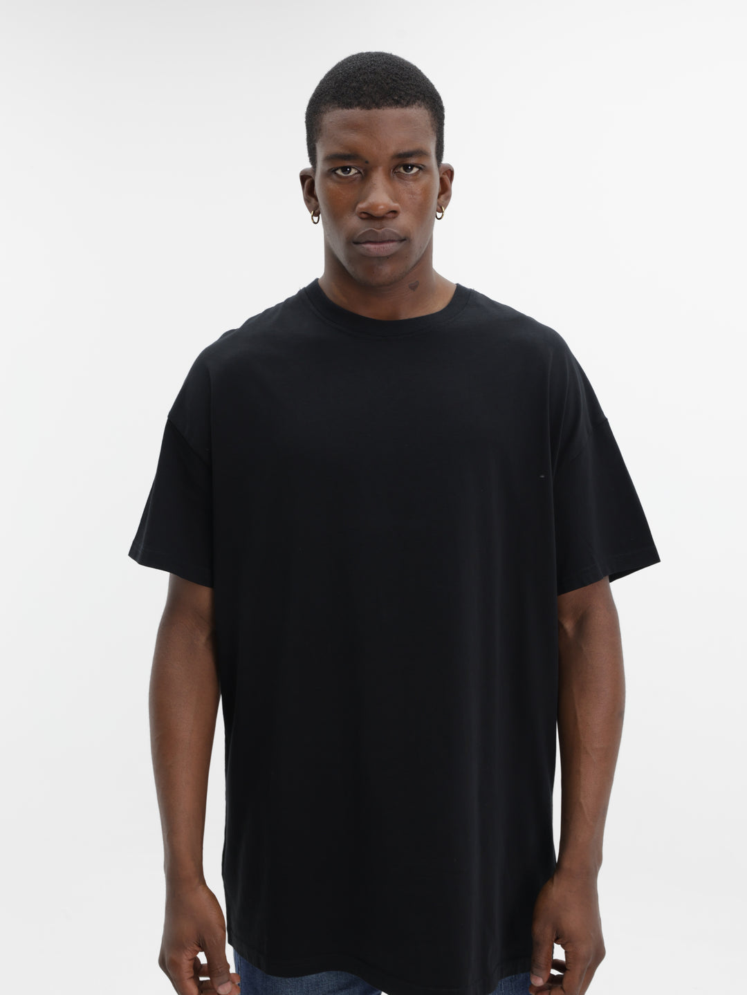 Massimo M111 T-Shirt Skull Oversized Black