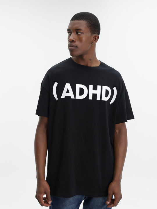 Massimo M111 T-Shirt Adhd Oversized Black