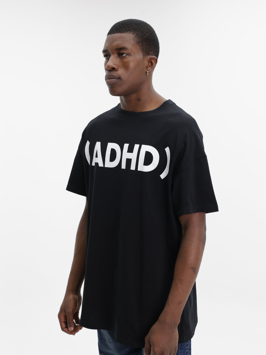 Massimo M111 T-Shirt Adhd Oversized Black