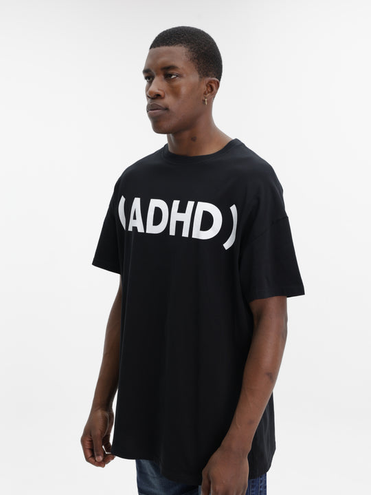 Massimo M111 T-Shirt Adhd Oversized Black