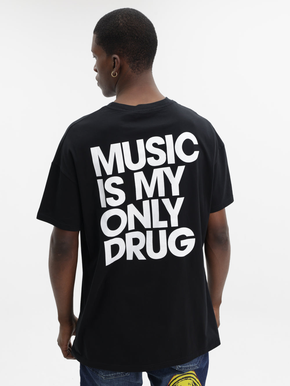 Massimo M111 T-Shirt Adhd Oversized Black
