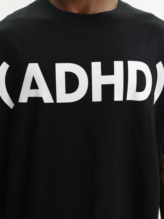 Massimo M111 T-Shirt Adhd Oversized Black