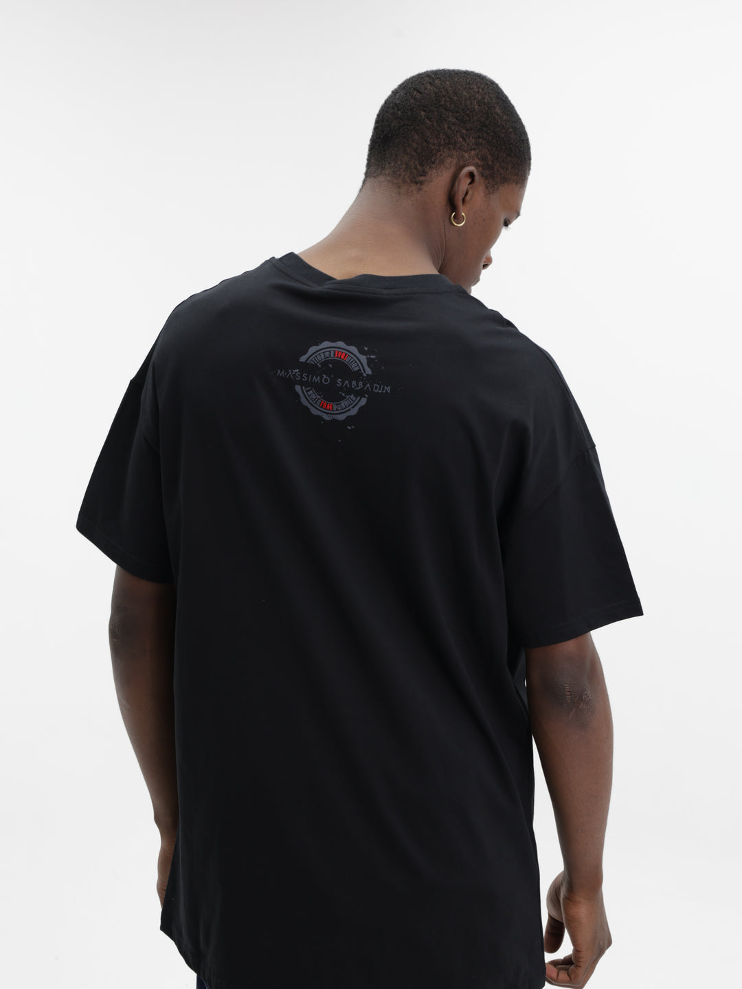 Massimo M111 T-Shirt The King Oversized Black