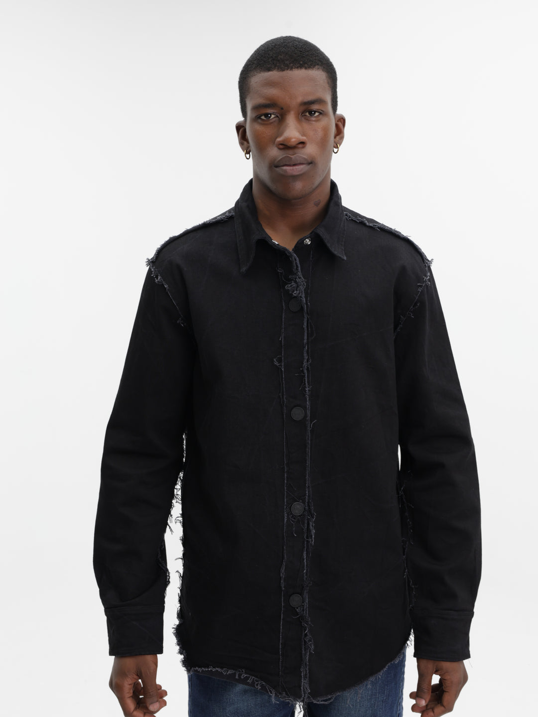 Massimo Shirt Denim Black