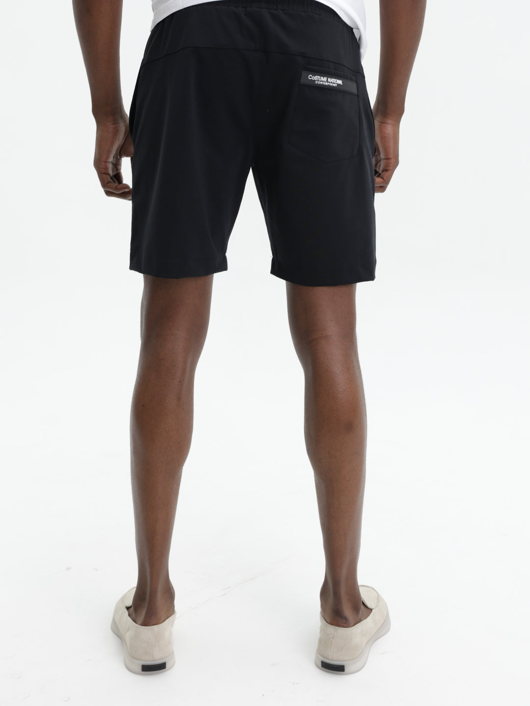 Costume National Shorts Bermuda Felpa Black