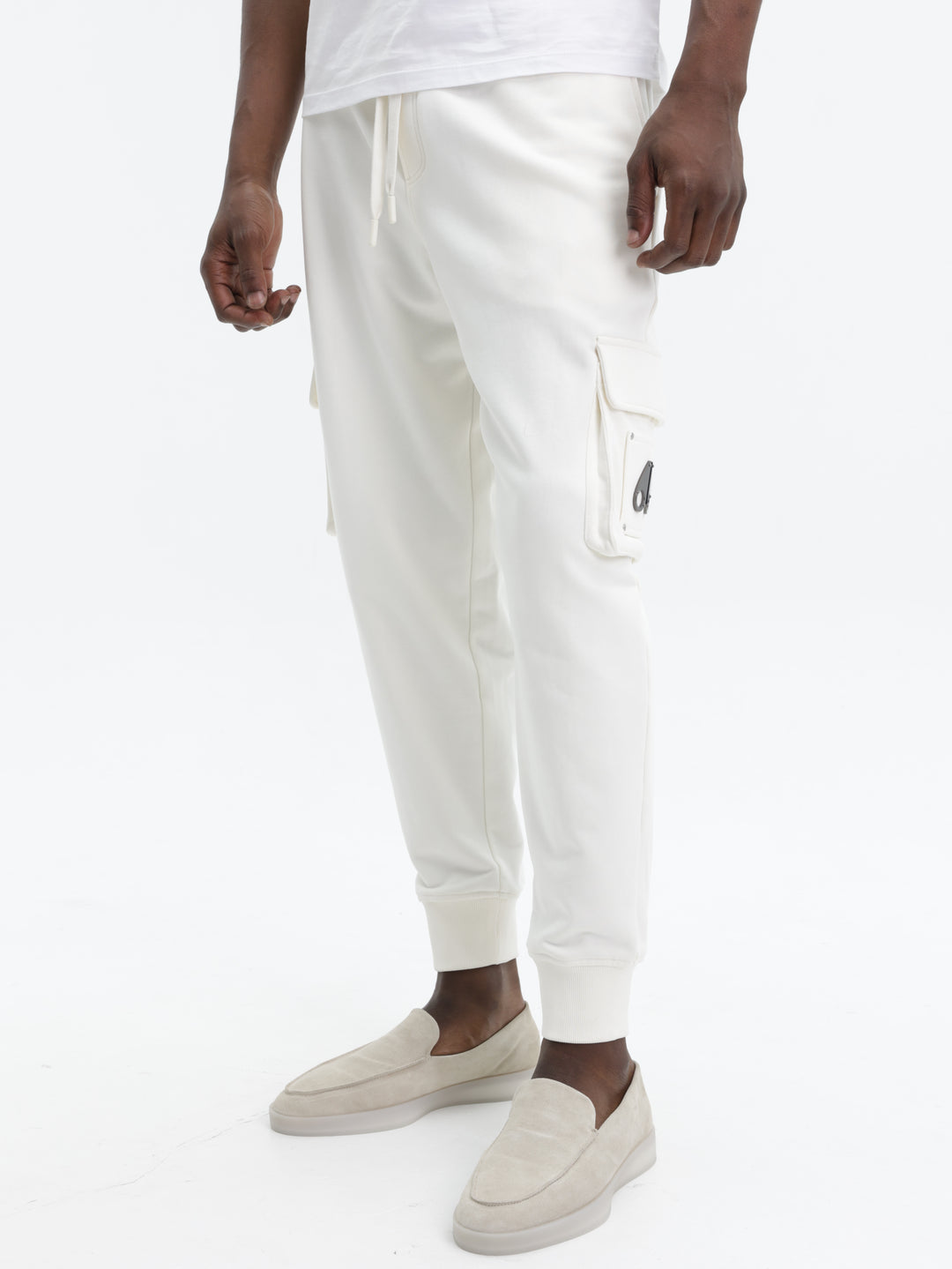Moose Knuckles Track Pants Cargo Hartsfield Plaster
