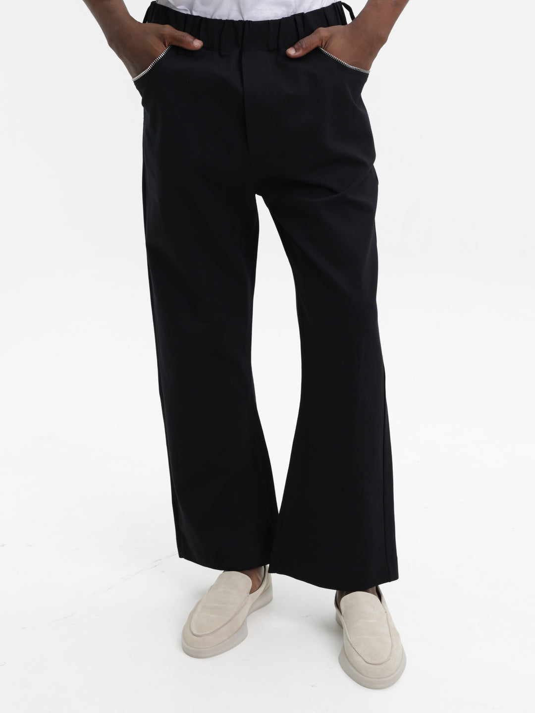 Massimo Track Pants Bootcut Black