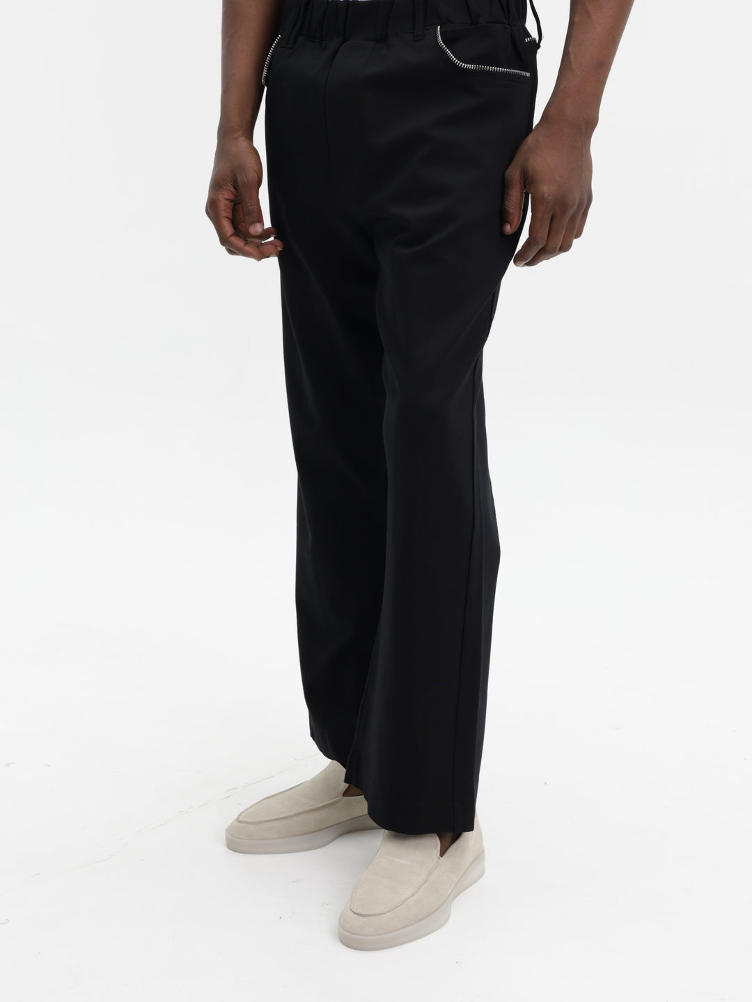 Massimo Track Pants Bootcut Black