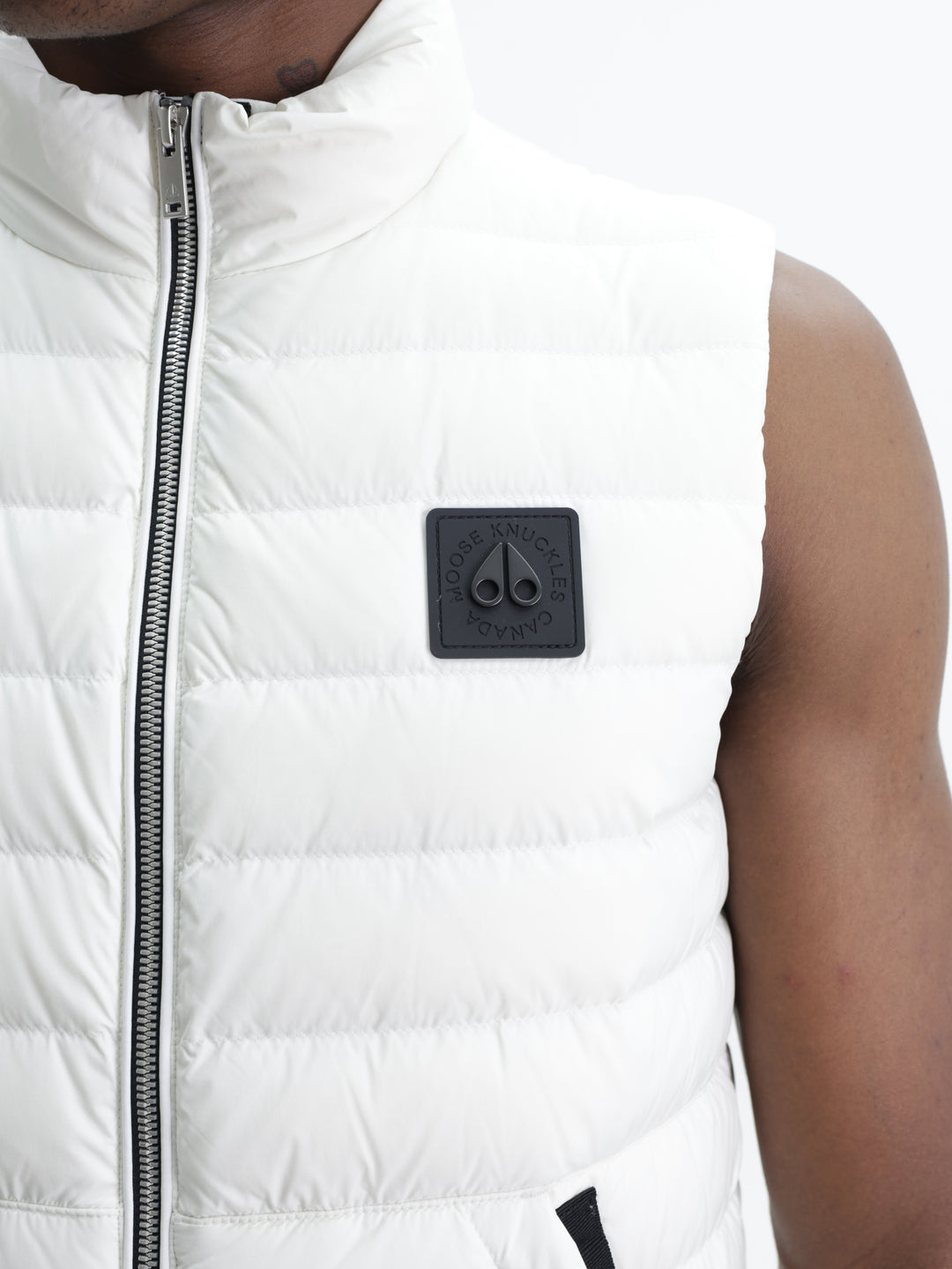 Moose Knuckles Air Down Vest Plaster
