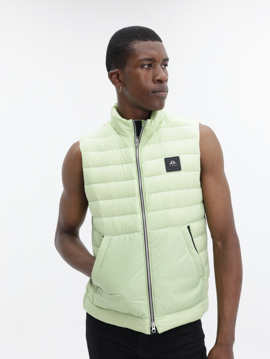 Moose Knuckles Air Down Vest Mint